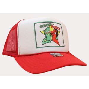 Gumby and Pokey Trucker Hat Mesh Hat vintage style snapback hat